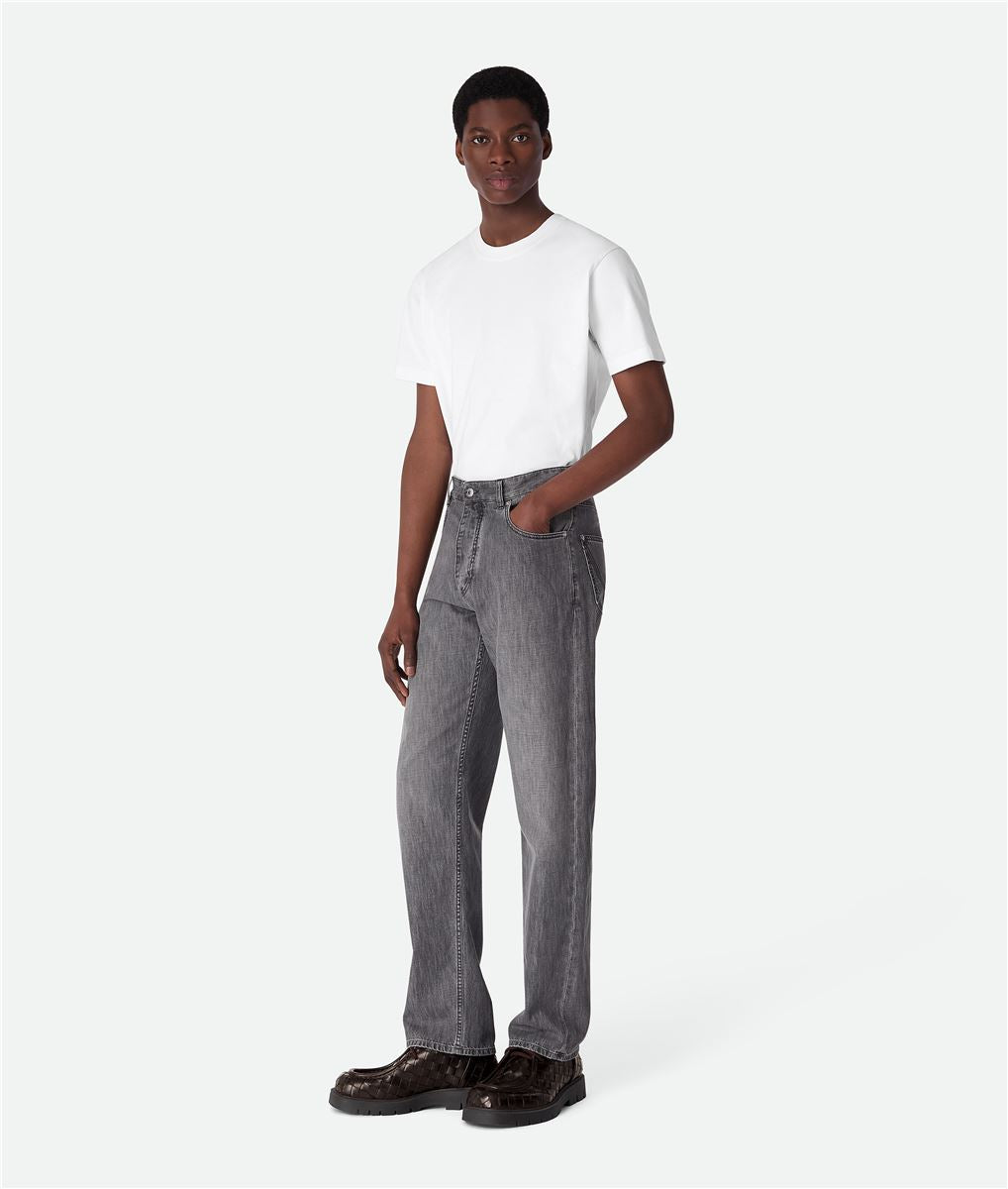 vintage black straight jeans-BOTTEGA VENETA-Verso