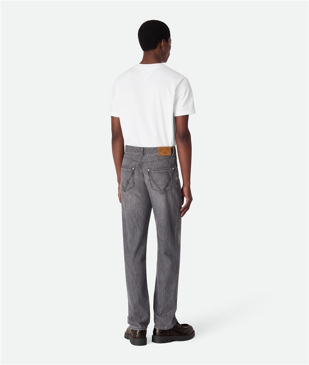 vintage black straight jeans-BOTTEGA VENETA-Verso