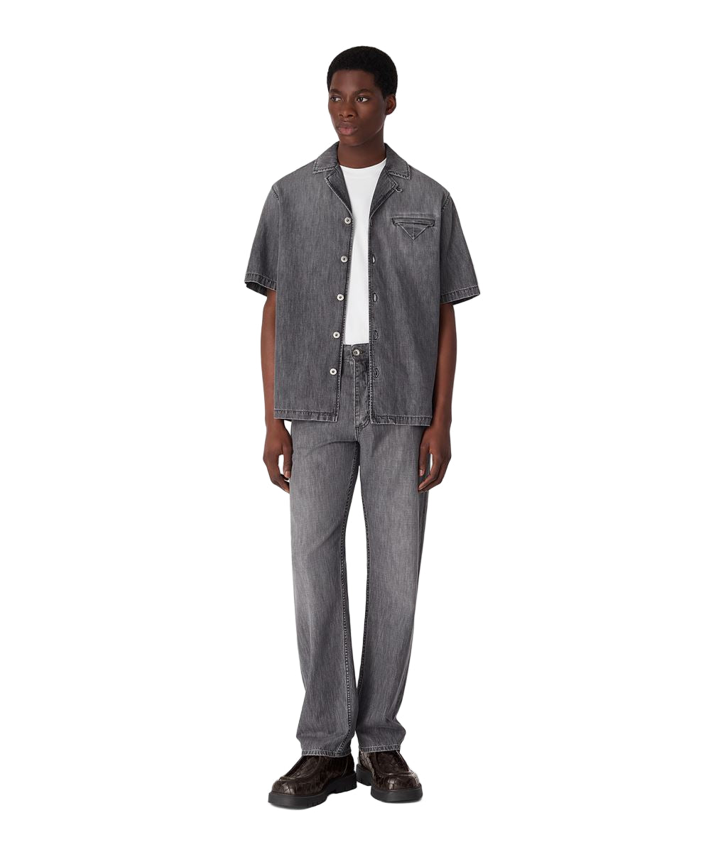 vintage black straight jeans-BOTTEGA VENETA-Verso