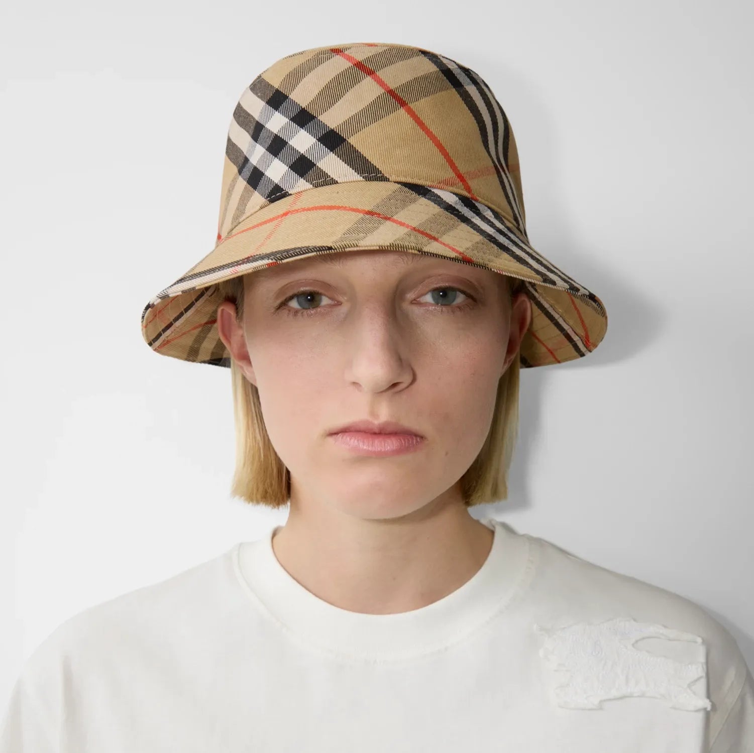 Vintage Check Bucket Hat-BURBERRY-Verso