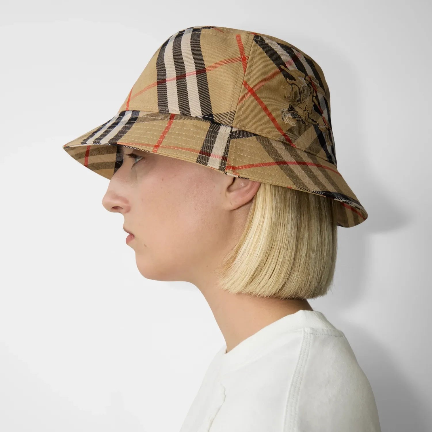 Vintage Check Bucket Hat-BURBERRY-Verso