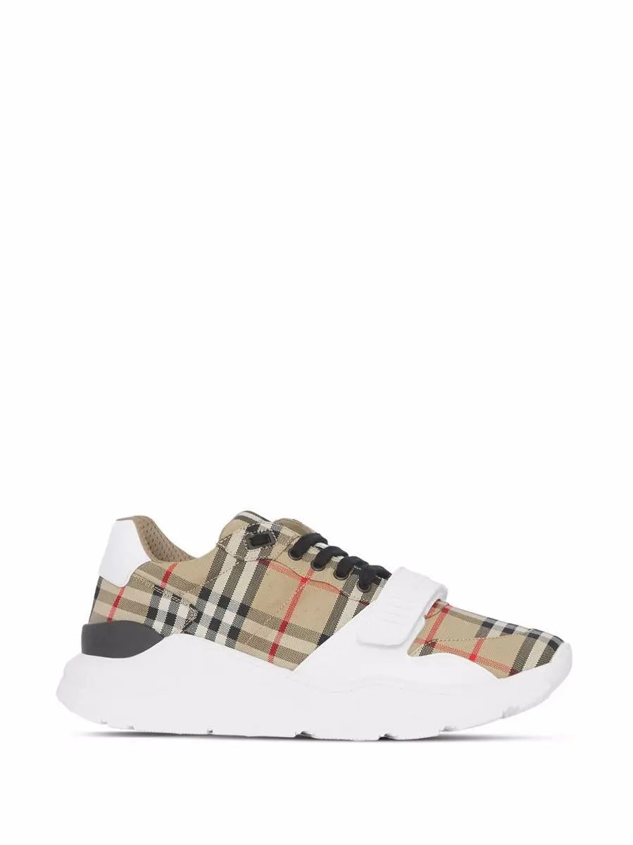 VINTAGE CHECK-PATTERN TOUCH-STRAP SNEAKERS BURBERRY