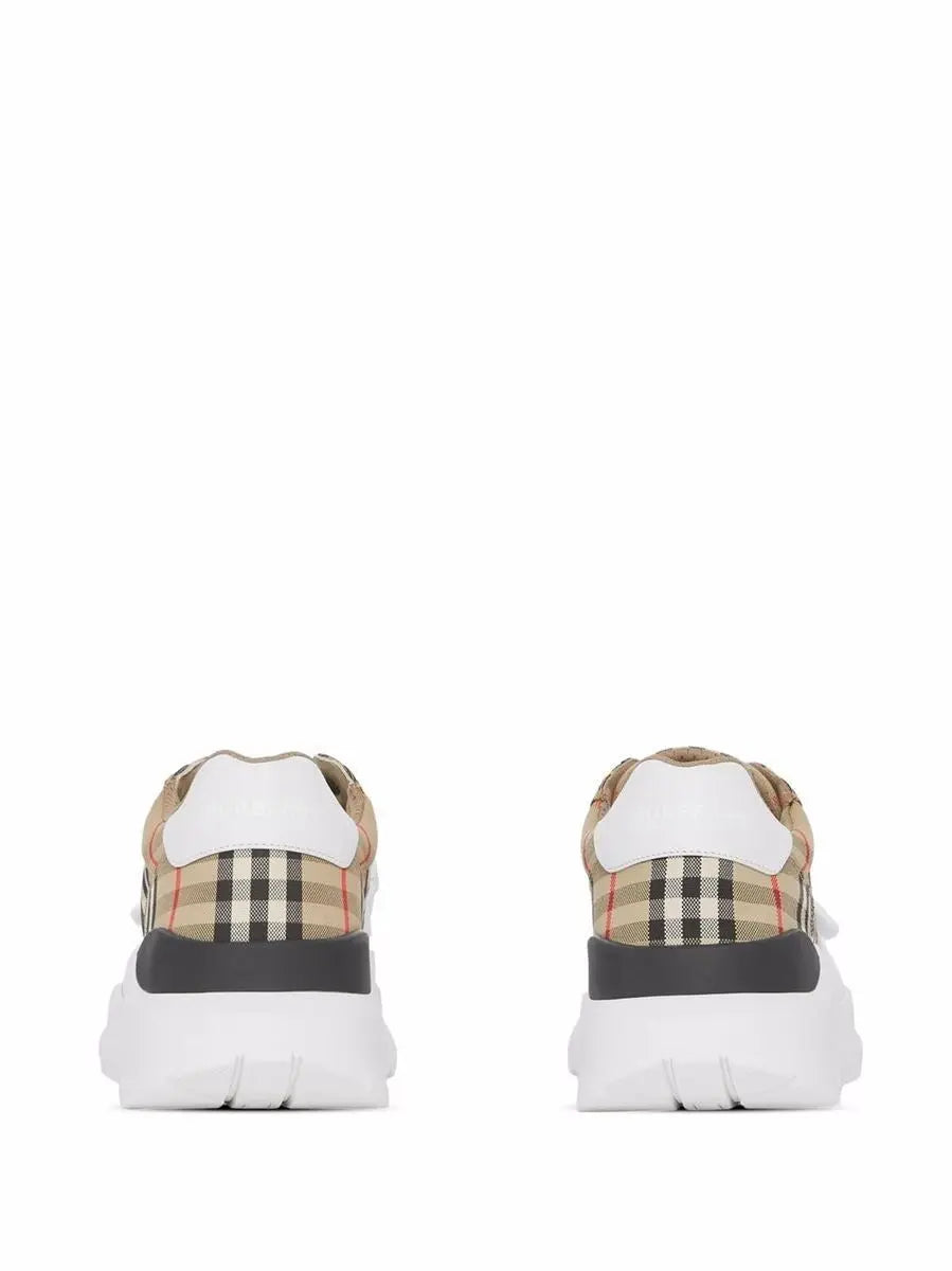 VINTAGE CHECK-PATTERN TOUCH-STRAP SNEAKERS BURBERRY