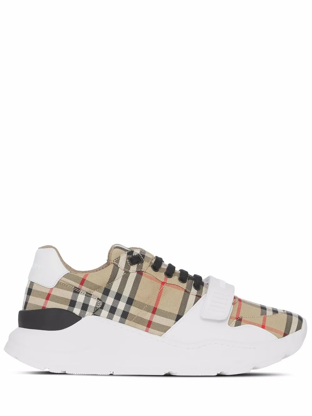Vintage check-pattern touch-strap sneakers-BURBERRY-Verso