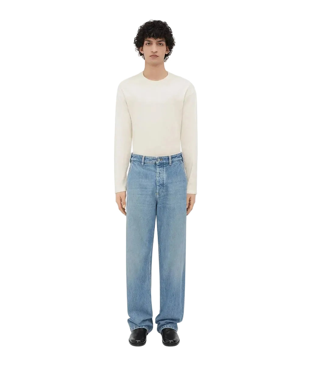 VINTAGE INDIGO CARGO DENIM BOTTEGA VENETA