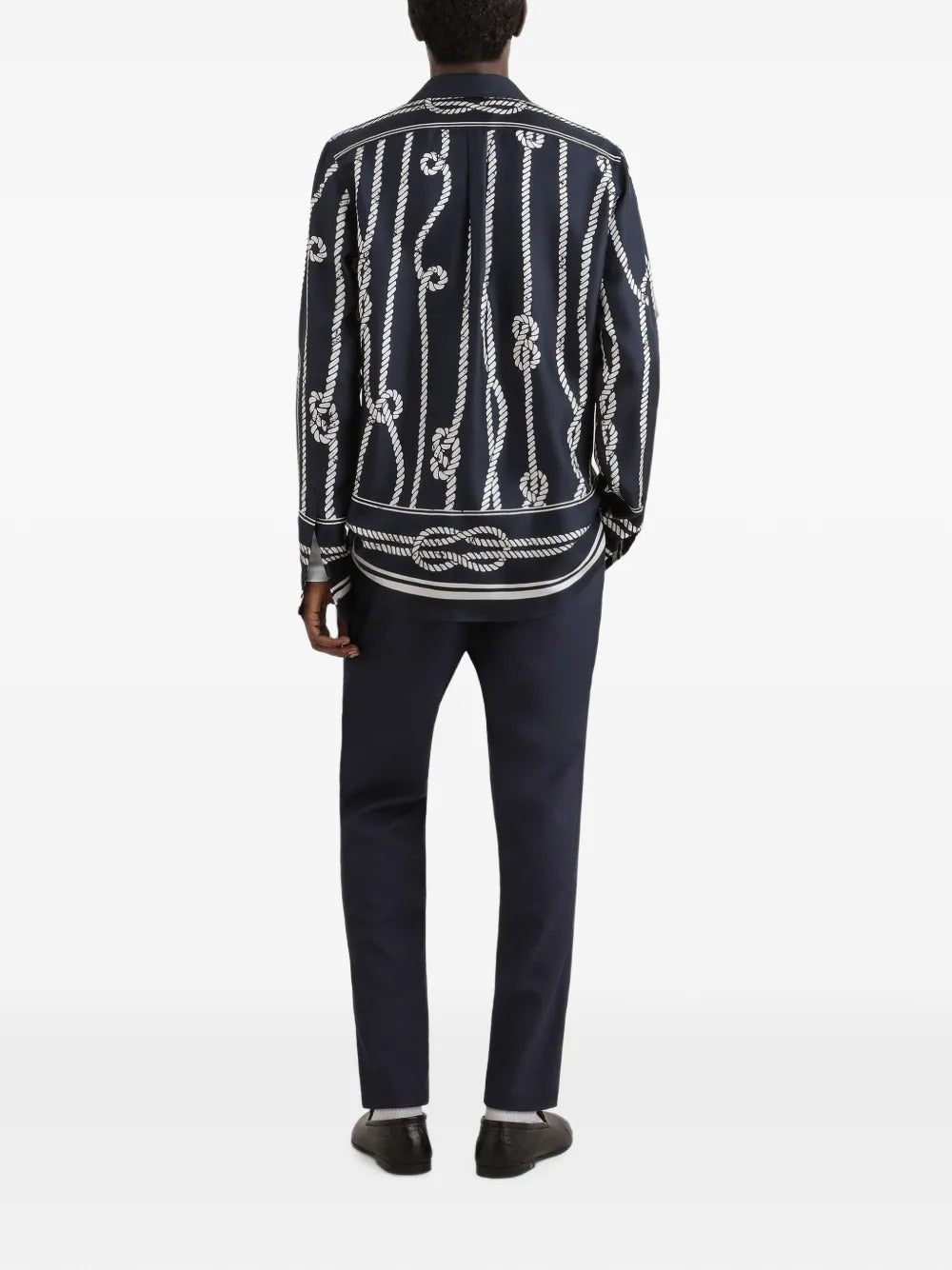 Virgin-wool jogging trousers-DOLCE&GABBANA-Verso