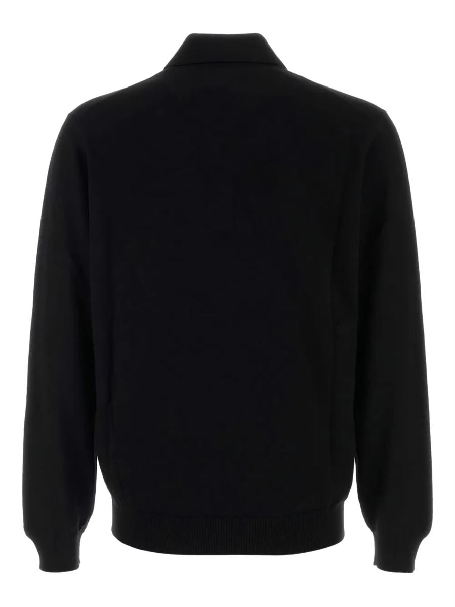 Virgin wool polo shirt-FENDI-Verso