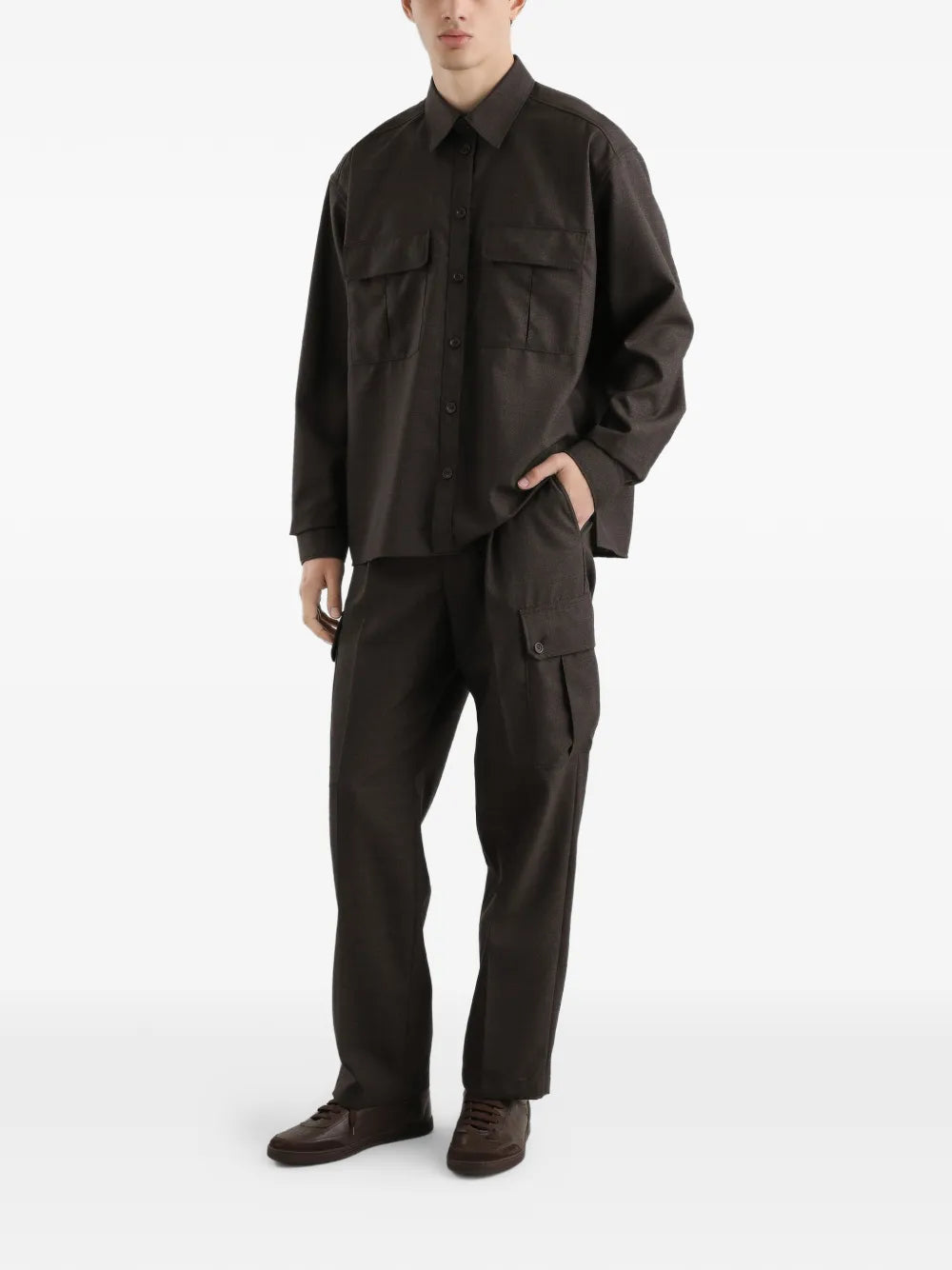 Virgin wool shirt-DOLCE&GABBANA-Verso