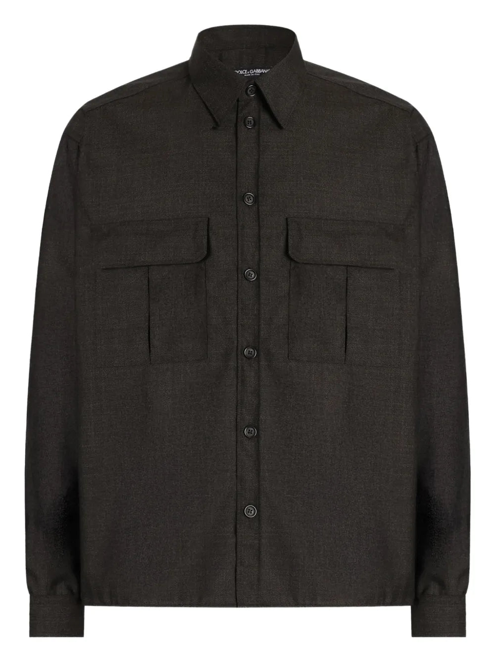 Virgin wool shirt-DOLCE&GABBANA-Verso