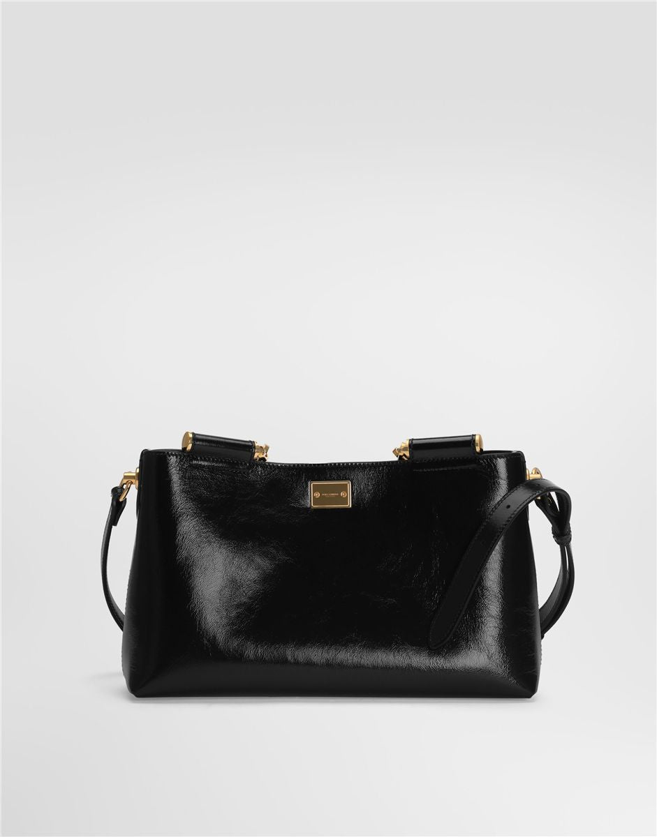 Medium vittoria calfskin handbag-DOLCE&GABBANA-Verso