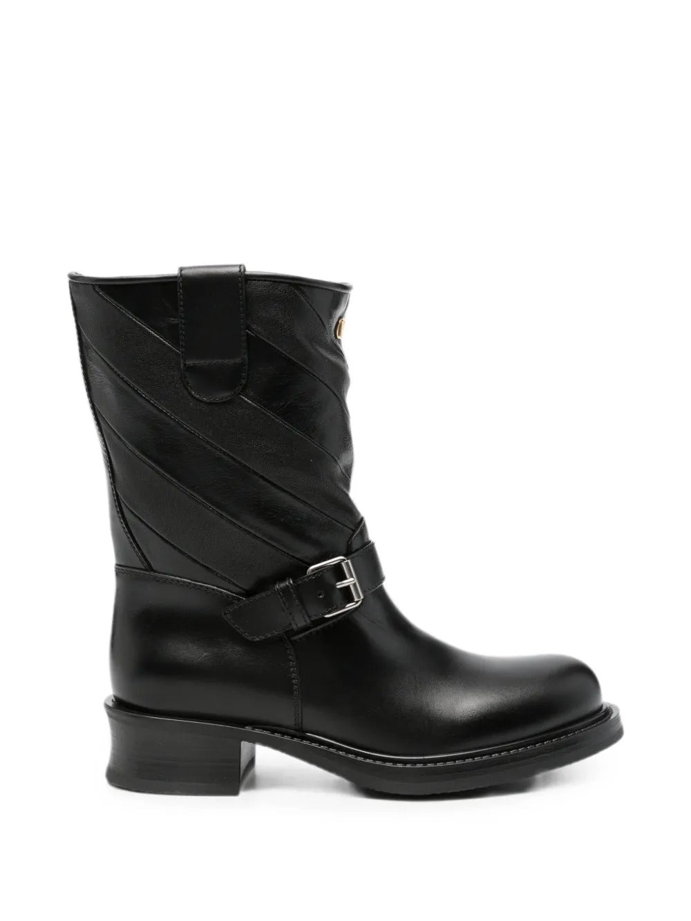 Vlogo signature buckle-fastening boots-VALENTINO-Verso