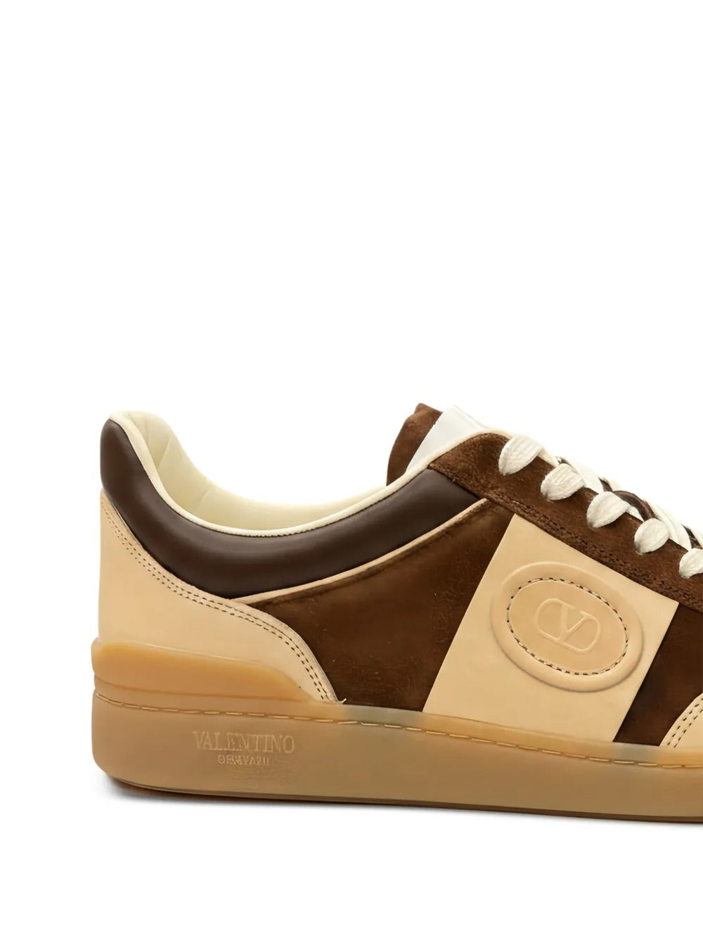 Vlogo signature leather sneakers-VALENTINO-Verso