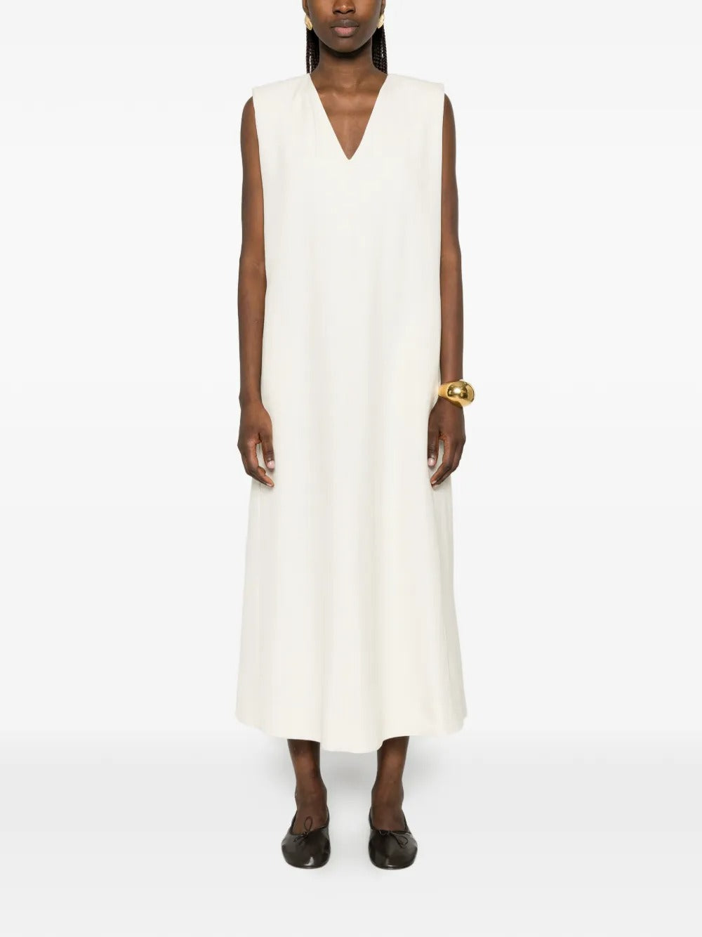Vssad Viscose Tailoring Dress-JOSEPH-Verso