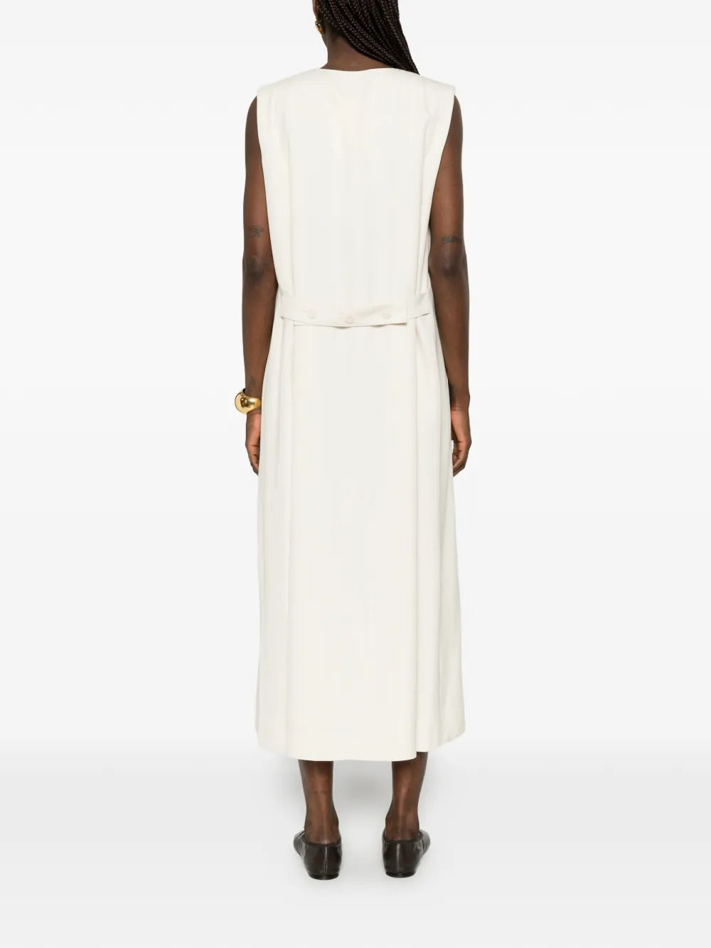 Vssad Viscose Tailoring Dress-JOSEPH-Verso