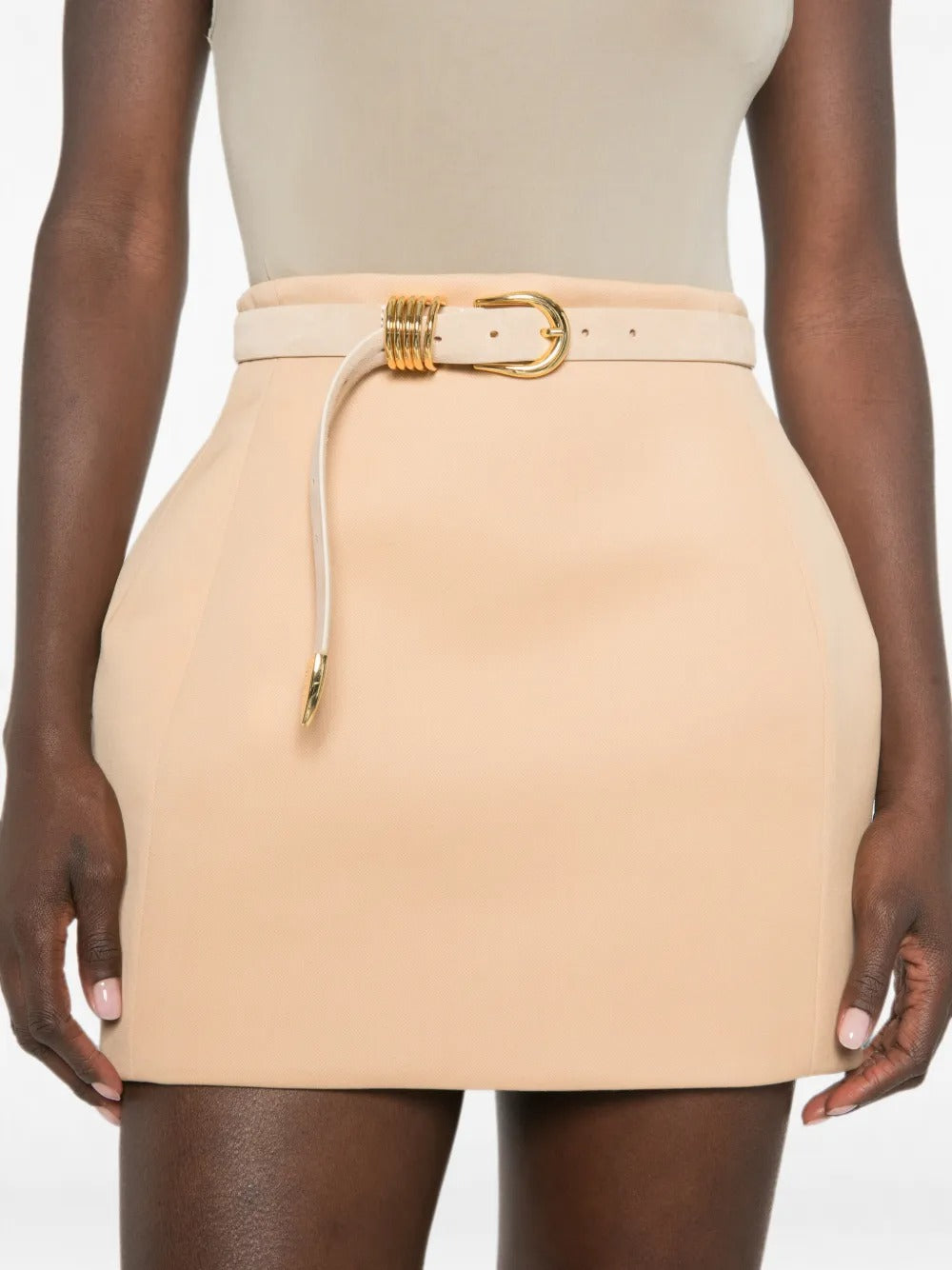 Wardrobe.nyc sculpted mini skirt-WARDROBE NYC-Verso