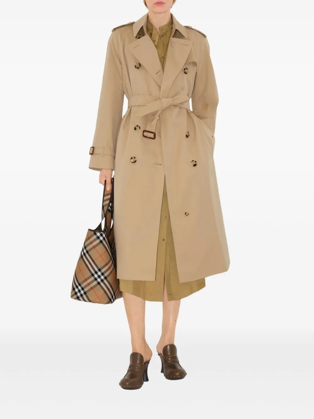 Waterloo heritage belted trench coat-BURBERRY-Verso