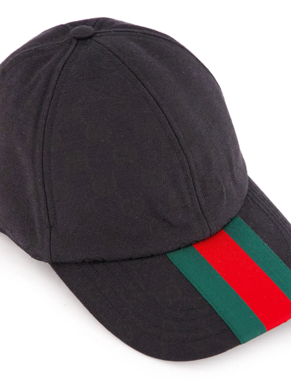 Web-detail Baseball Cap-GUCCI-Verso