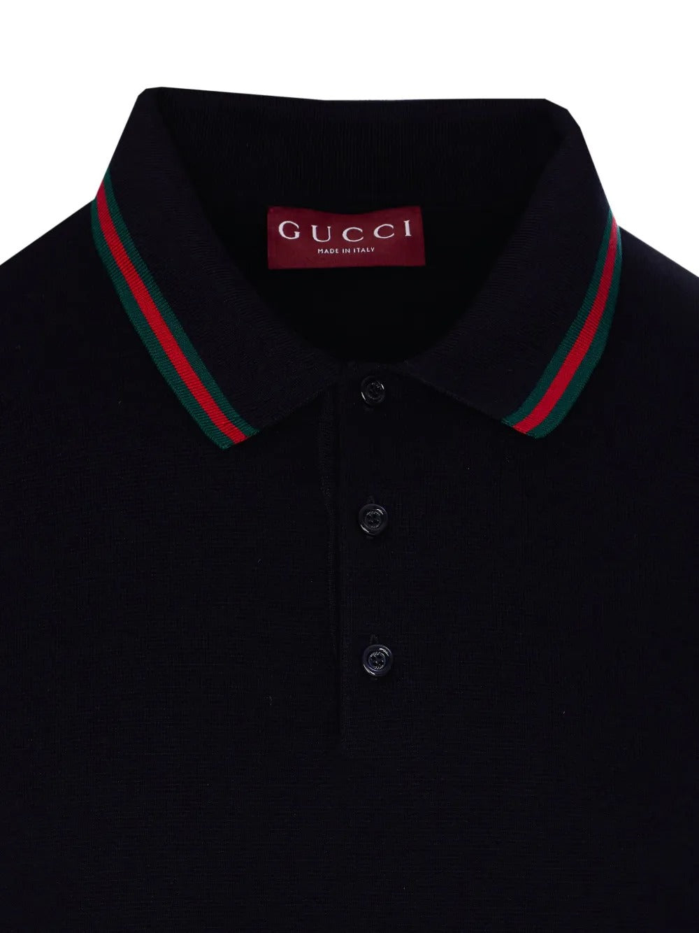 Web-detail Polo Shirt-GUCCI-Verso