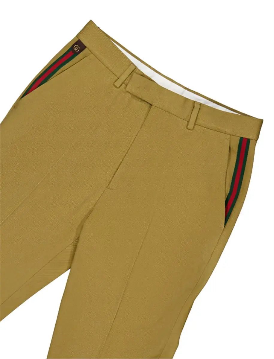 WEB-DETAIL TAILORED TROUSERS GUCCI