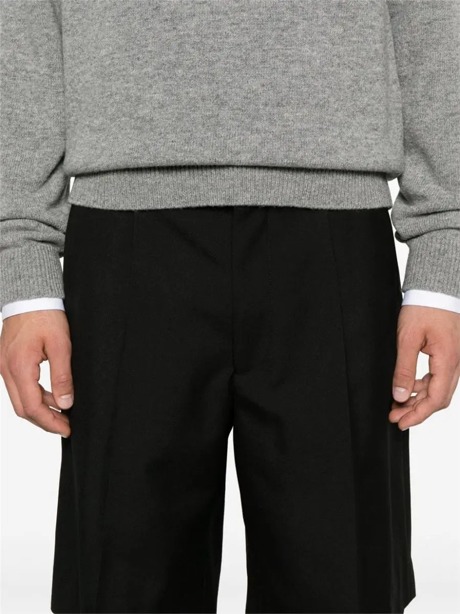 WEB-DETAILING BERMUDA SHORTS GUCCI