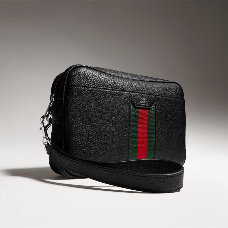 Web trademark small crossbody bag-GUCCI-Verso