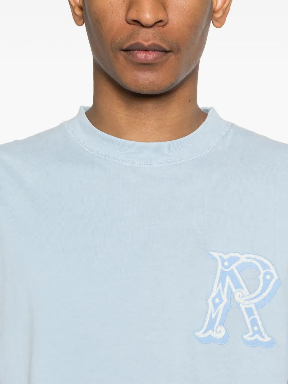 Western Initial Embroidery T-shirt-REPRESENT-Verso