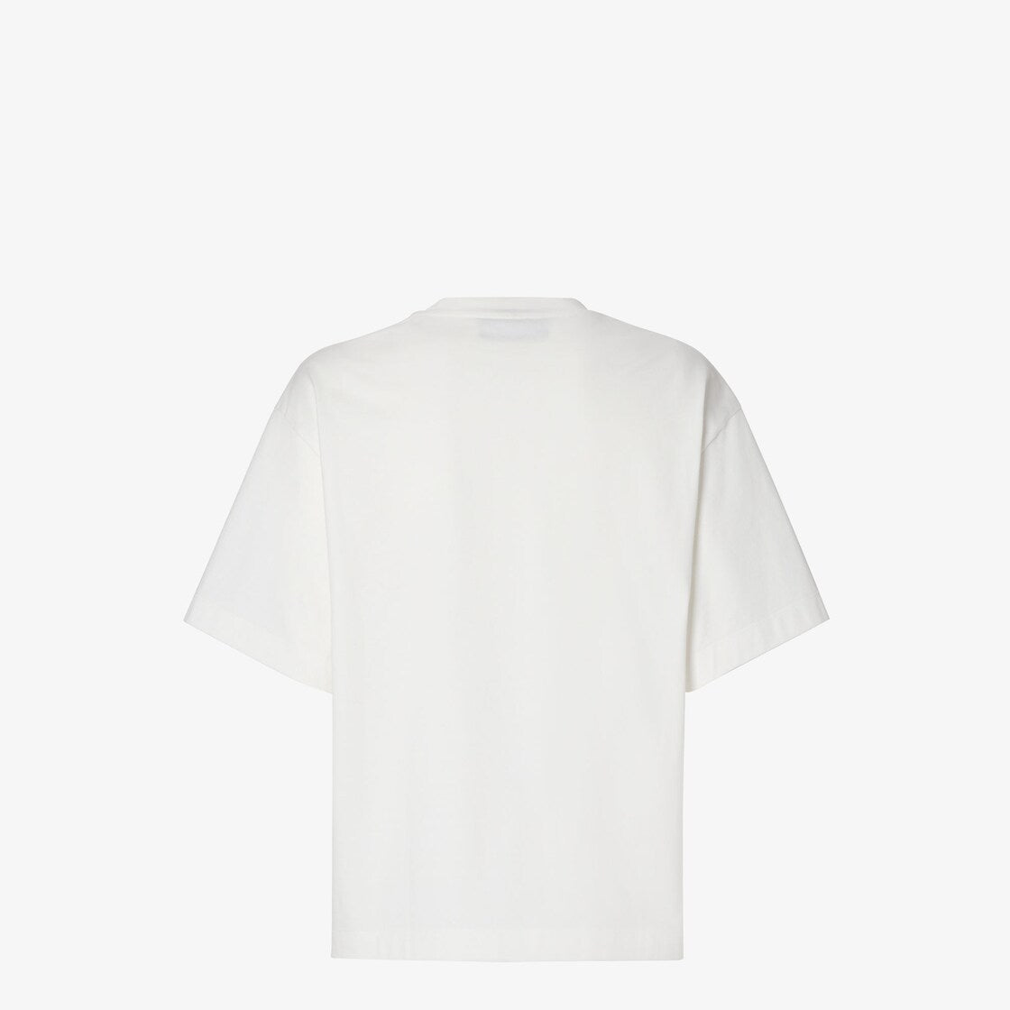 White Jersey T-shirt-FENDI-Verso