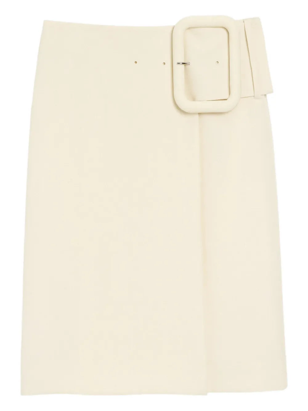 Paris buckle belted midi skirt-AMI-306722-36-Verso
