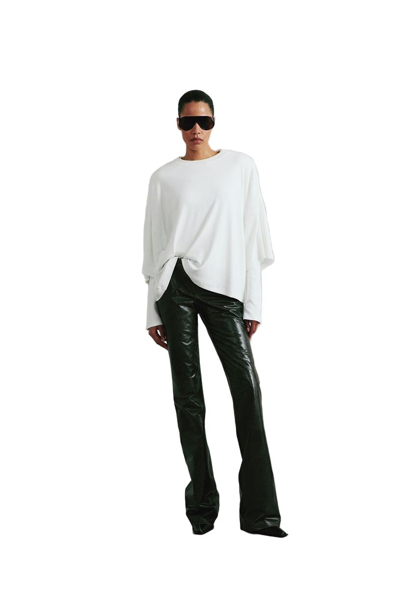 White oversized t-shirt-THE MANNEI-Verso
