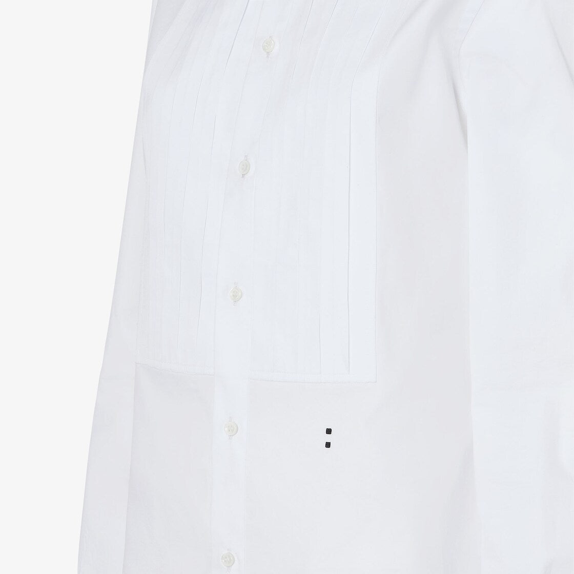White poplin shirt-FENDI-Verso
