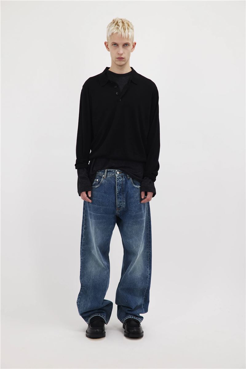Will - men's wide leg jeans-ICON DENIM-Verso