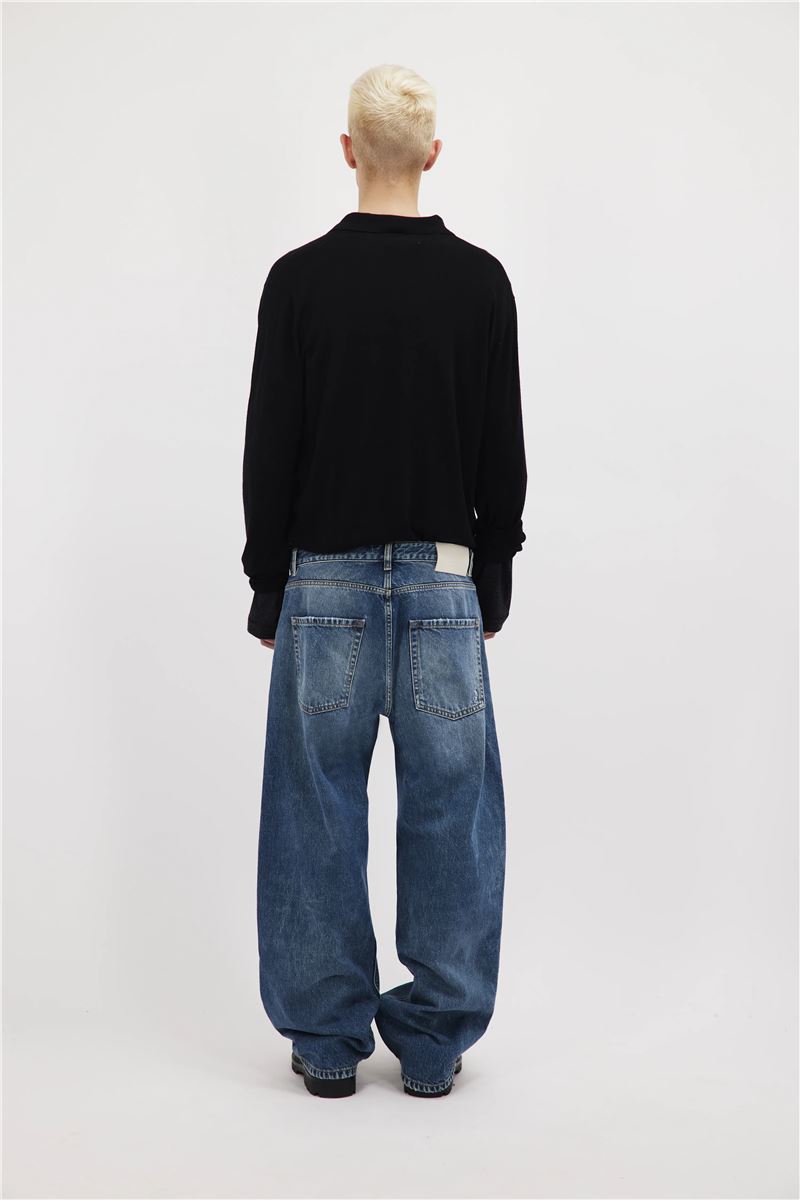 Will - men's wide leg jeans-ICON DENIM-Verso