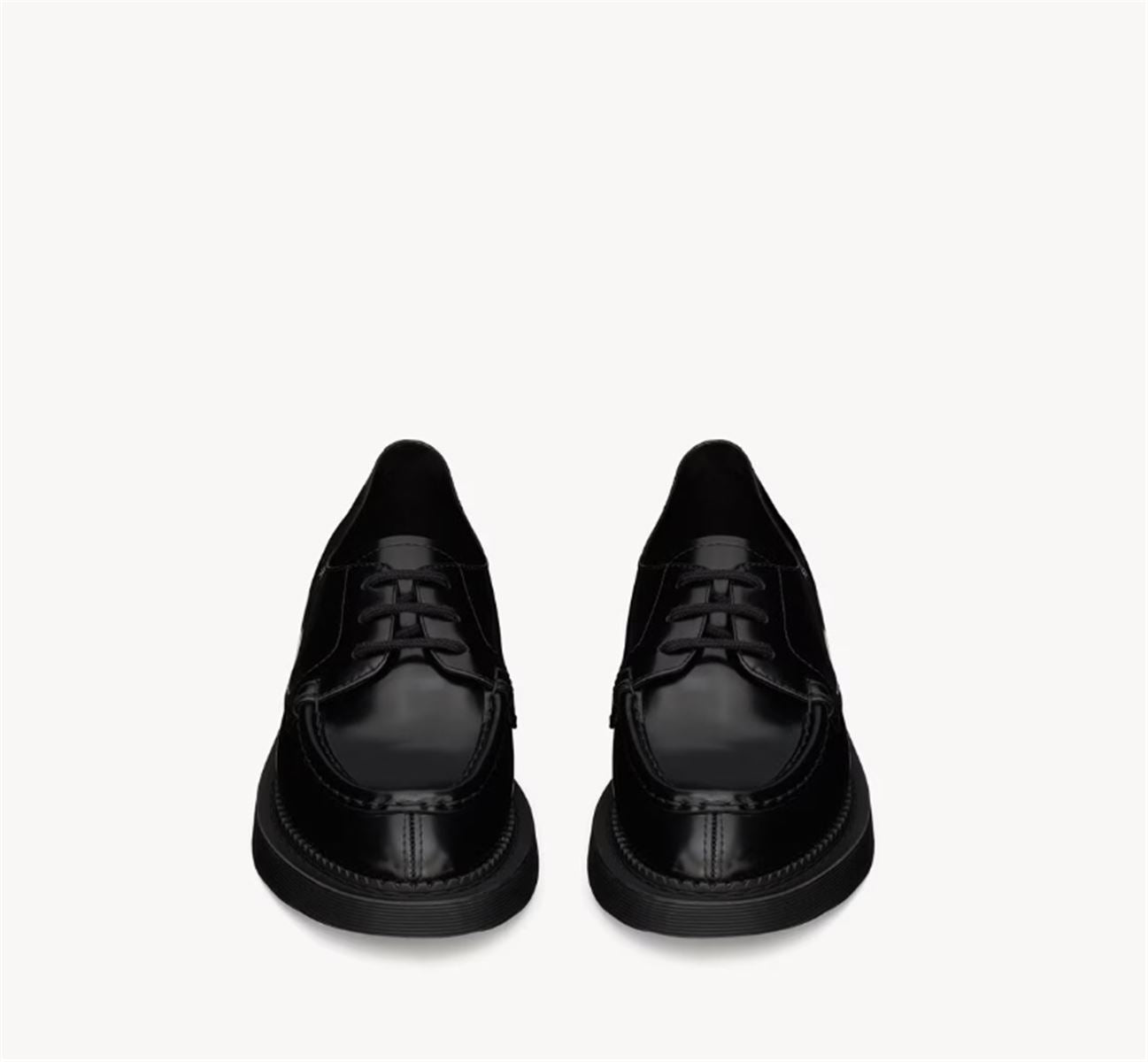 WIM DERBIES IN SMOOTH LEATHER - SAINT LAURENT - Verso