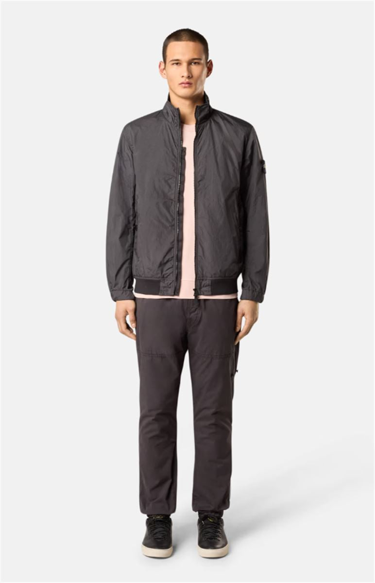WIND-RESISTANT JACKET WITH ANTI-DROP AND MESH LINING-STONE ISLAND-Verso