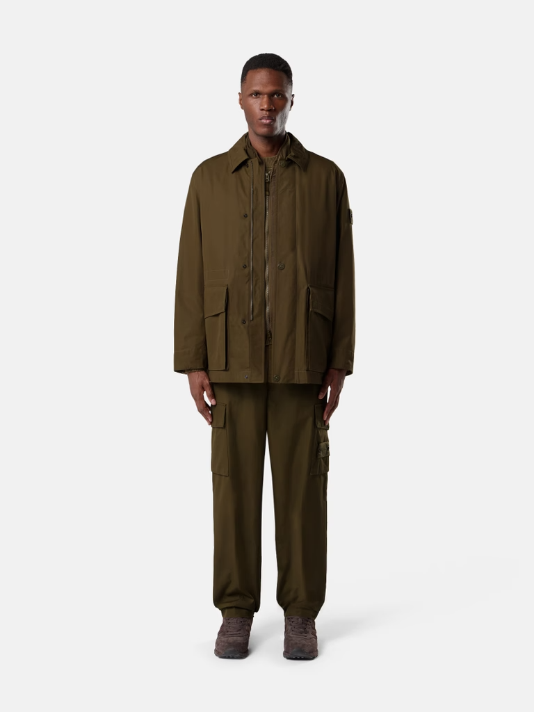 Windproof and breathable coach jacket-STONE ISLAND-Verso