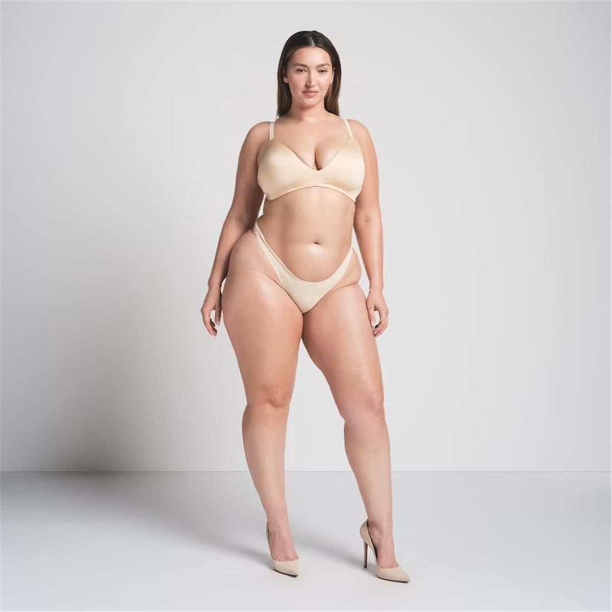 Wireless form t-shirt demi bra-SKIMS-Verso