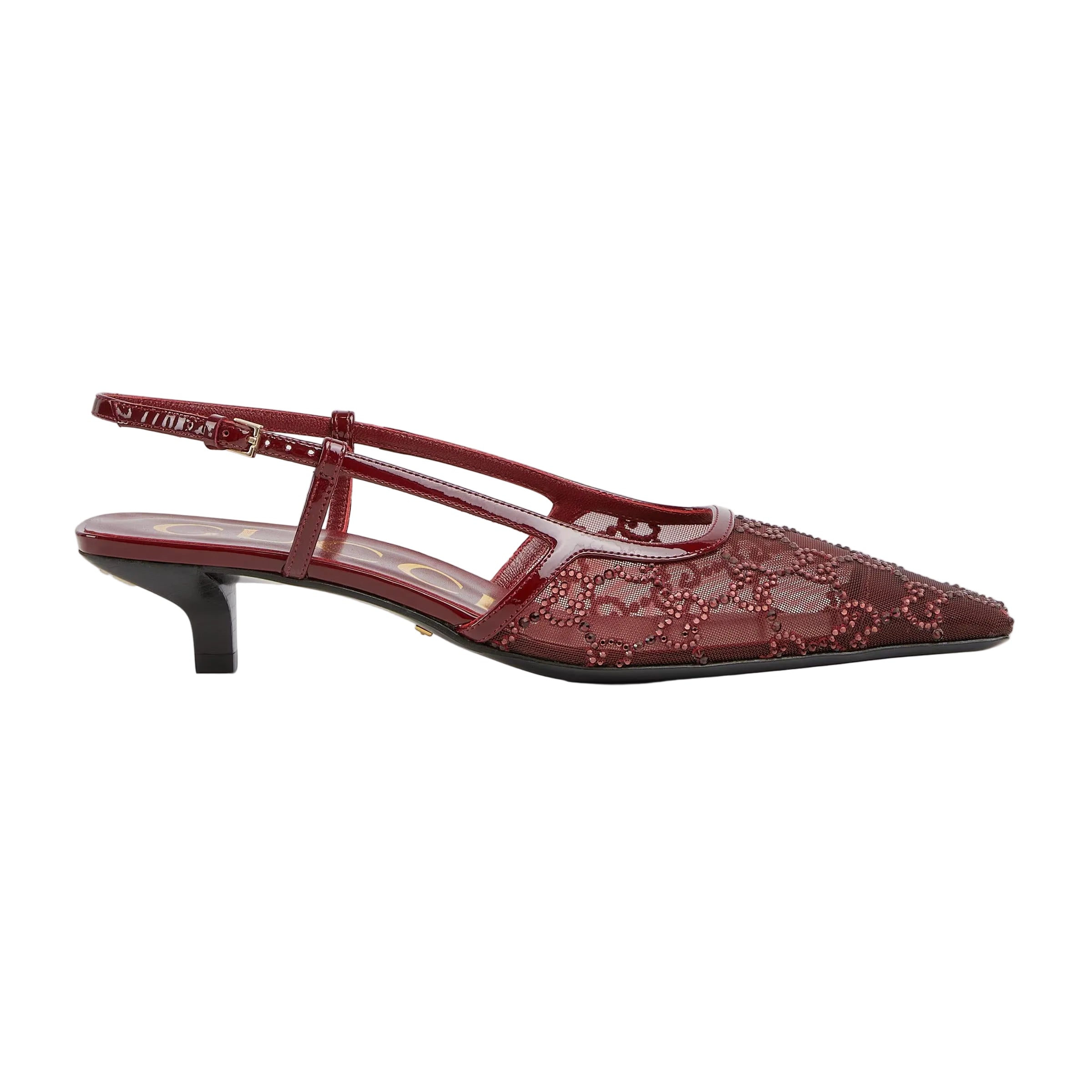 Women's GG Crystal Slingback Pump-GUCCI-301179-36-Verso