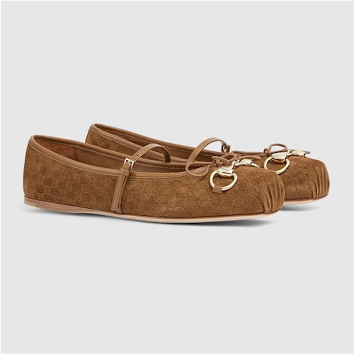 WOMEN'S GUCCI HORSEBIT BALLET FLAT-GUCCI-Verso