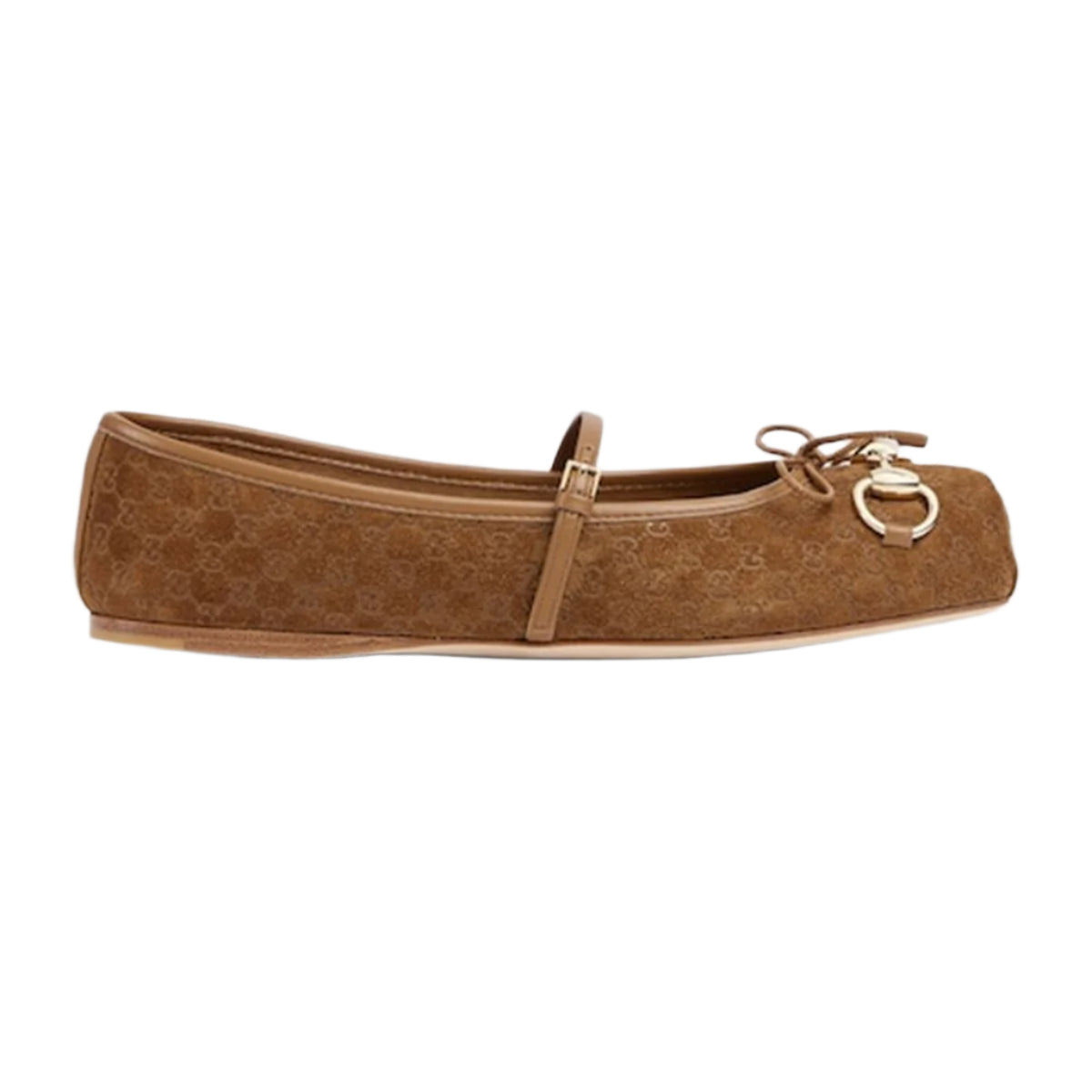 WOMEN'S GUCCI HORSEBIT BALLET FLAT-GUCCI-Verso