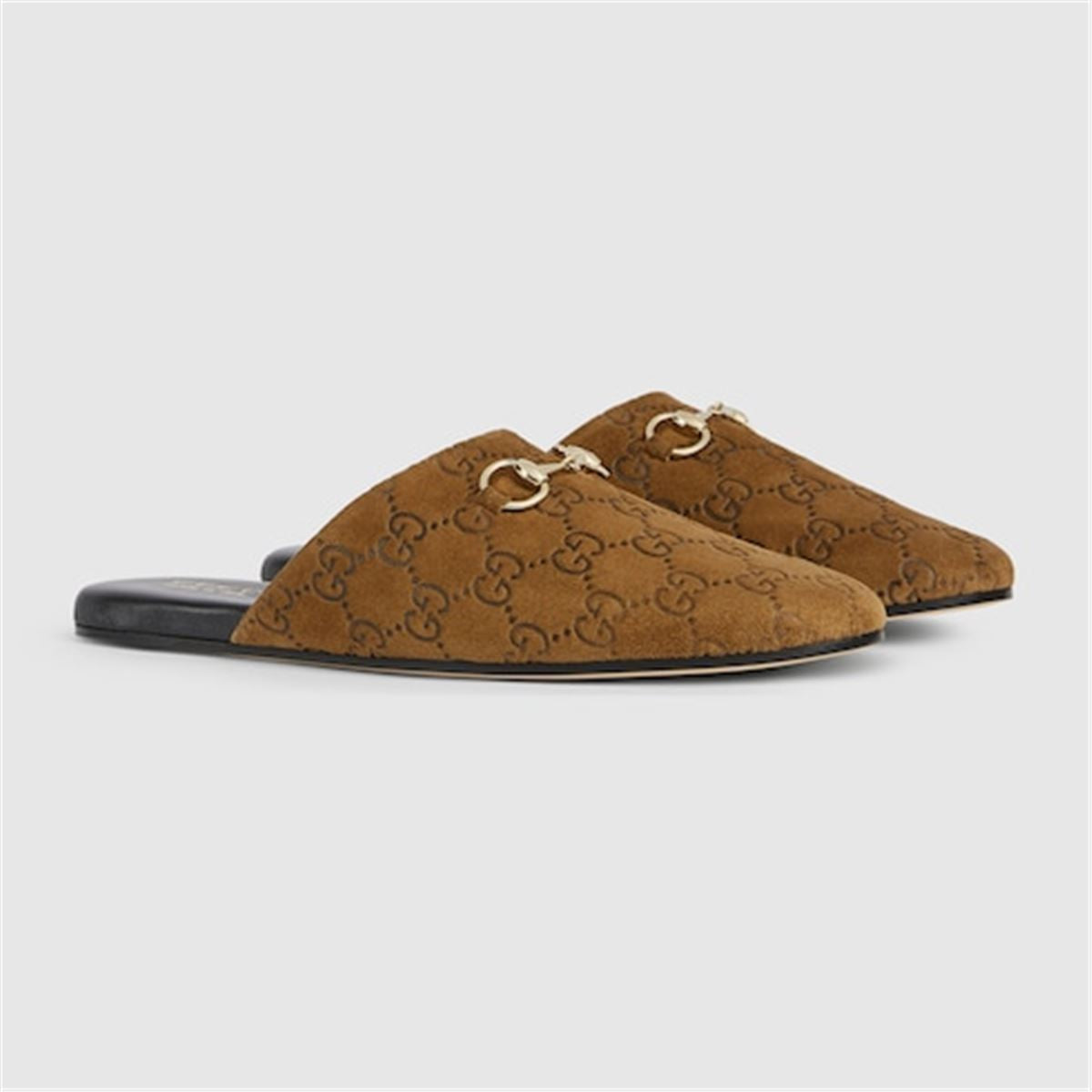 Women's mule with horsebit-GUCCI-Verso