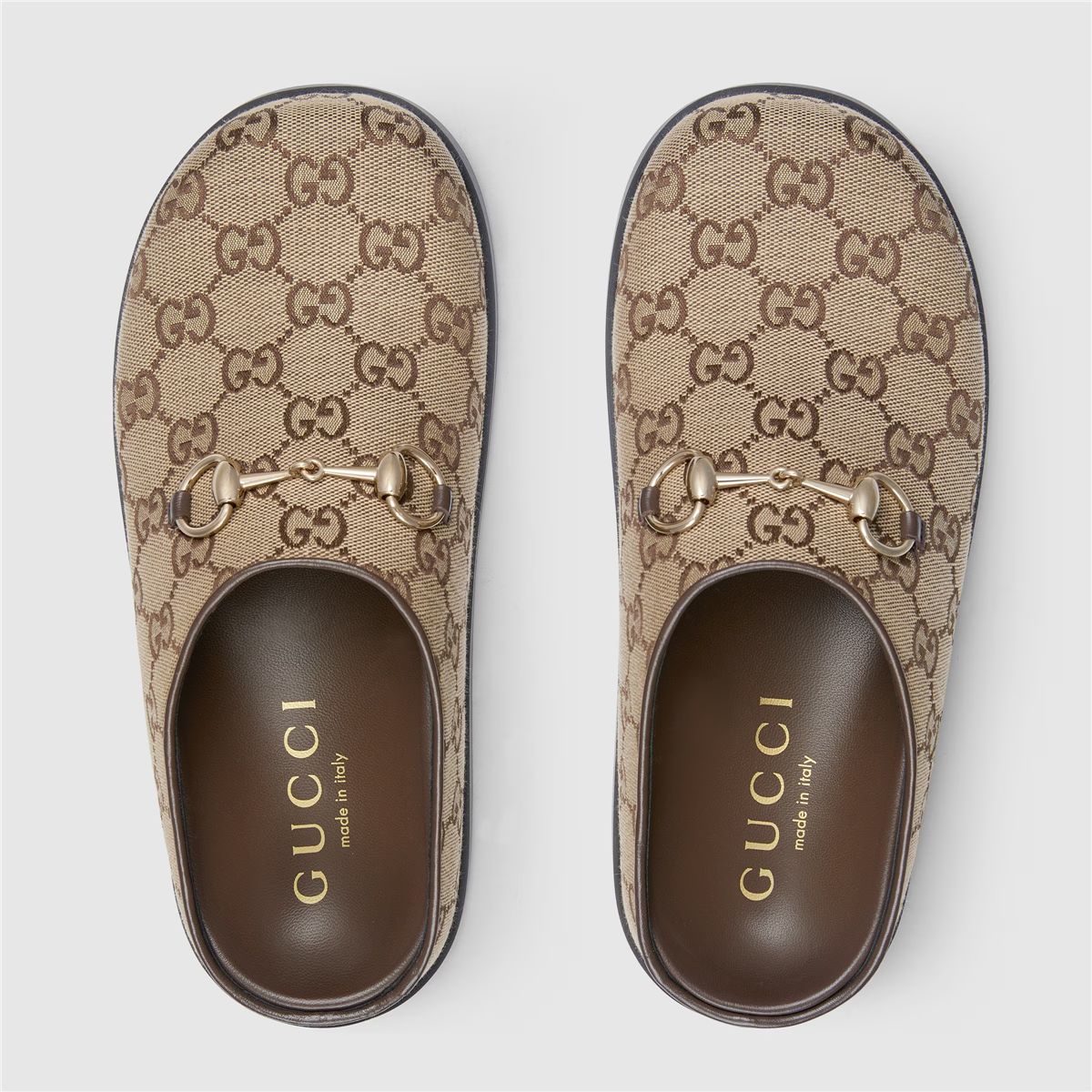 Women's mule with horsebit-GUCCI-Verso
