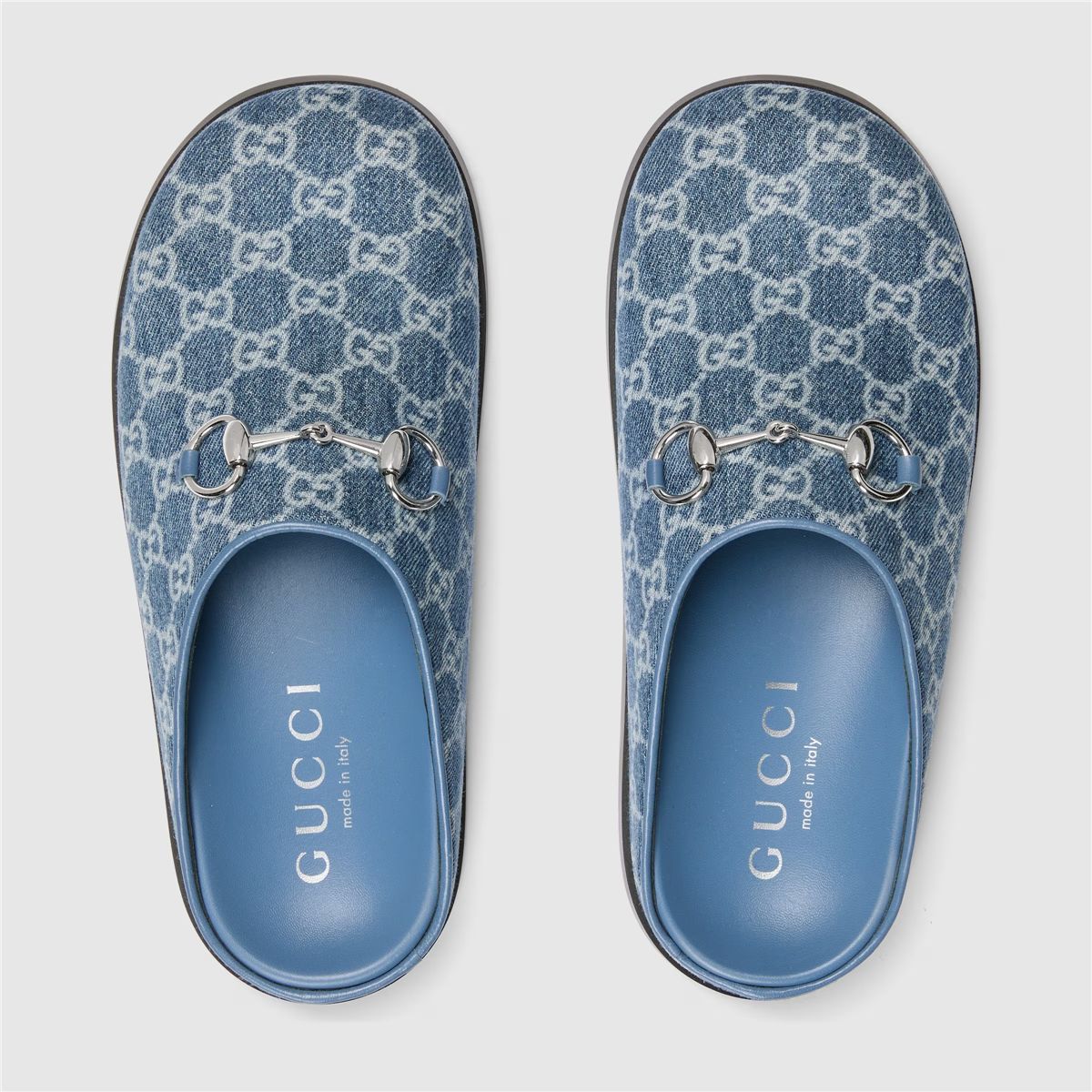 Women's mule with horsebit-GUCCI-Verso