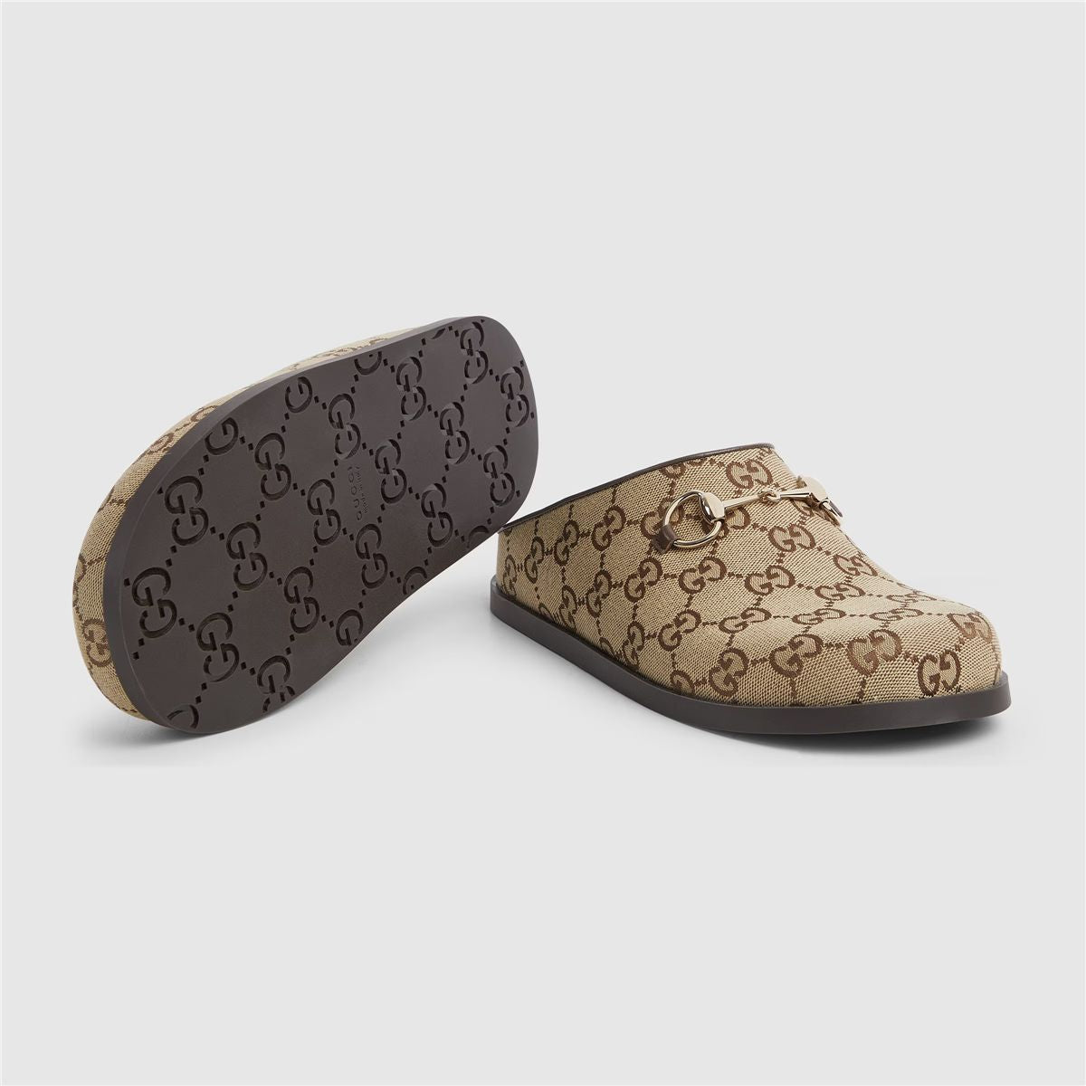 Women's mule with horsebit-GUCCI-Verso