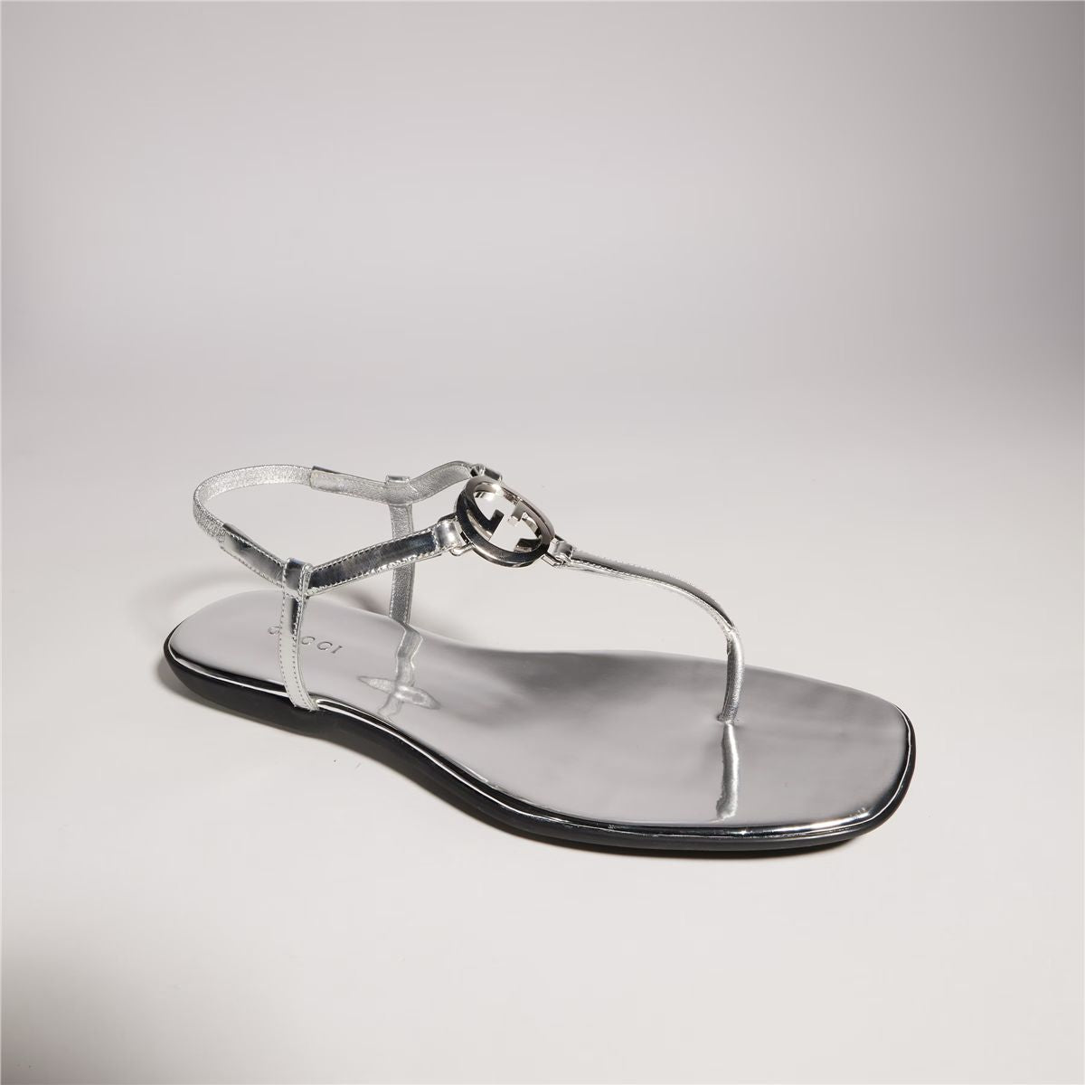 Women's thong sandal with interlocking g-GUCCI-Verso