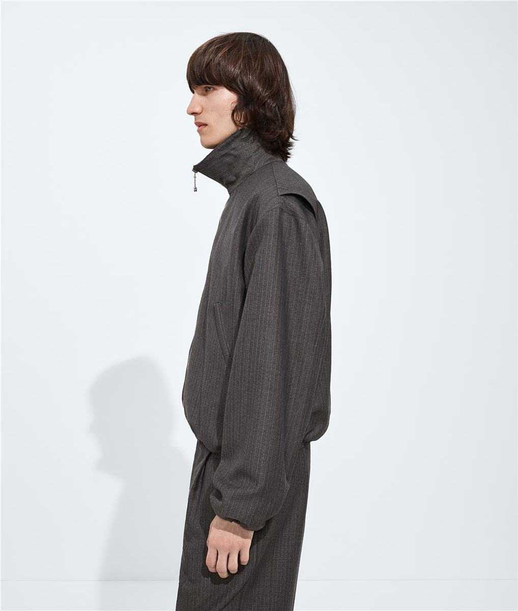 Wool and mohair blouson-BOTTEGA VENETA-Verso