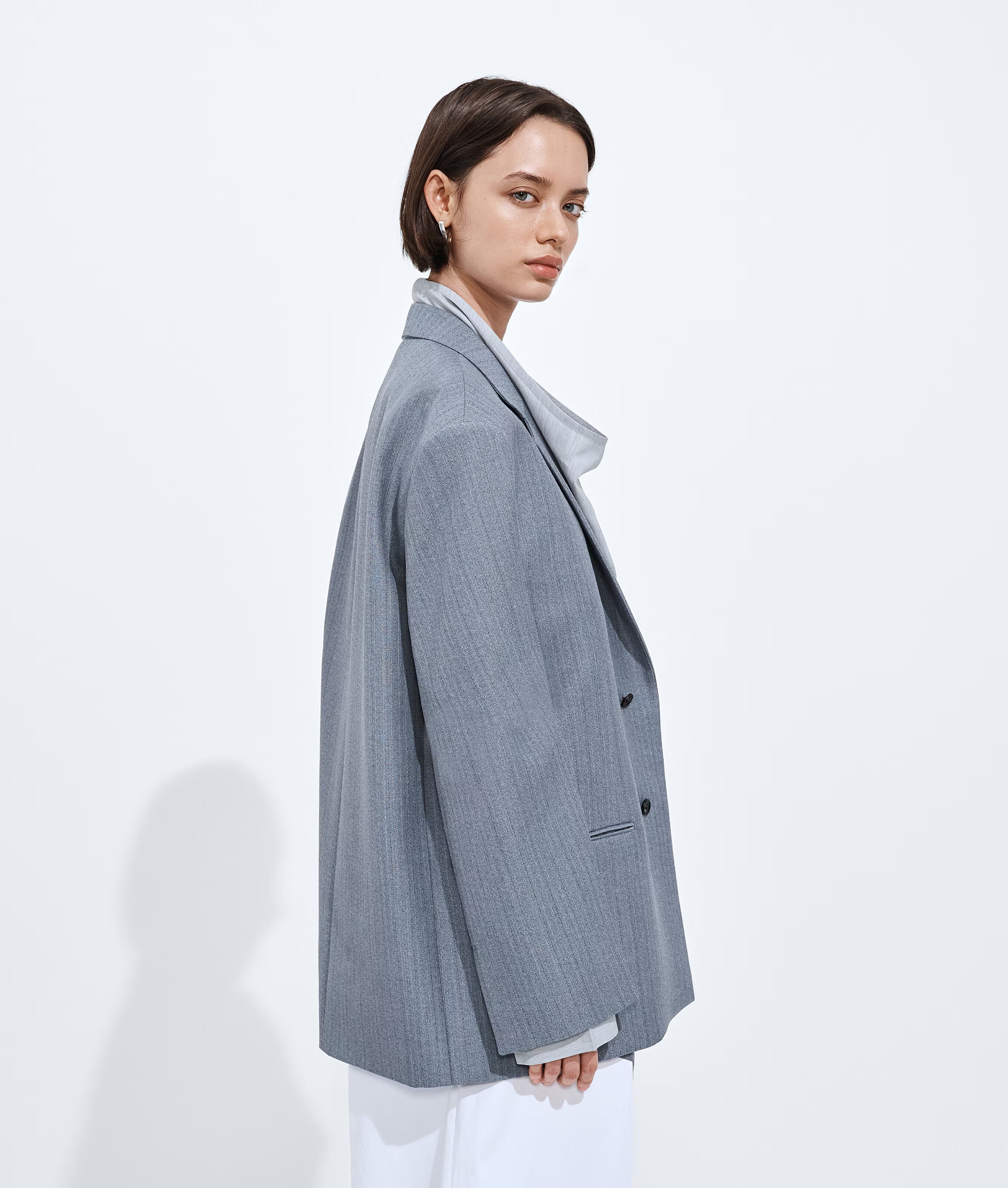 Wool and mohair jacket-BOTTEGA VENETA-Verso