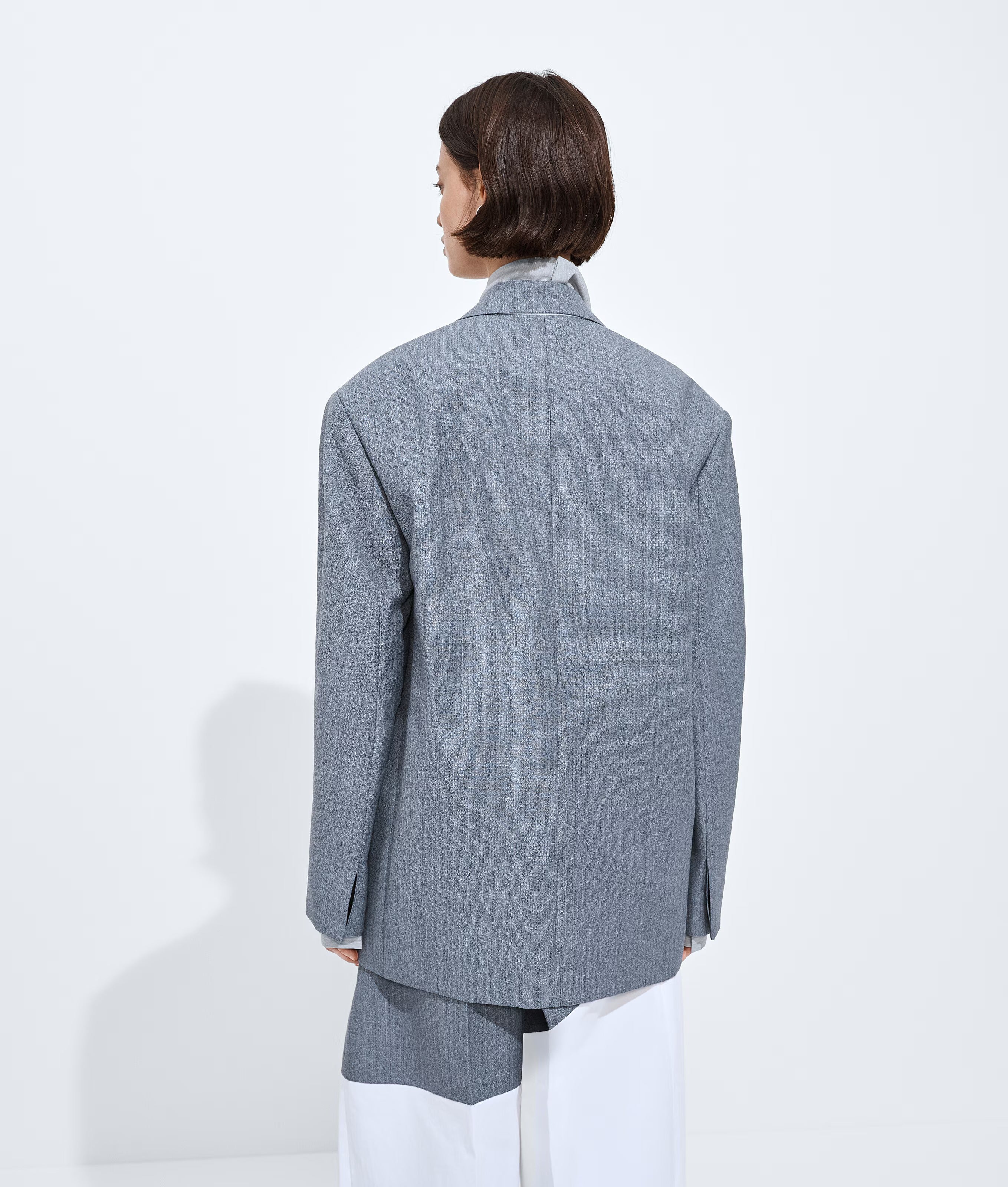 Wool and mohair jacket-BOTTEGA VENETA-Verso