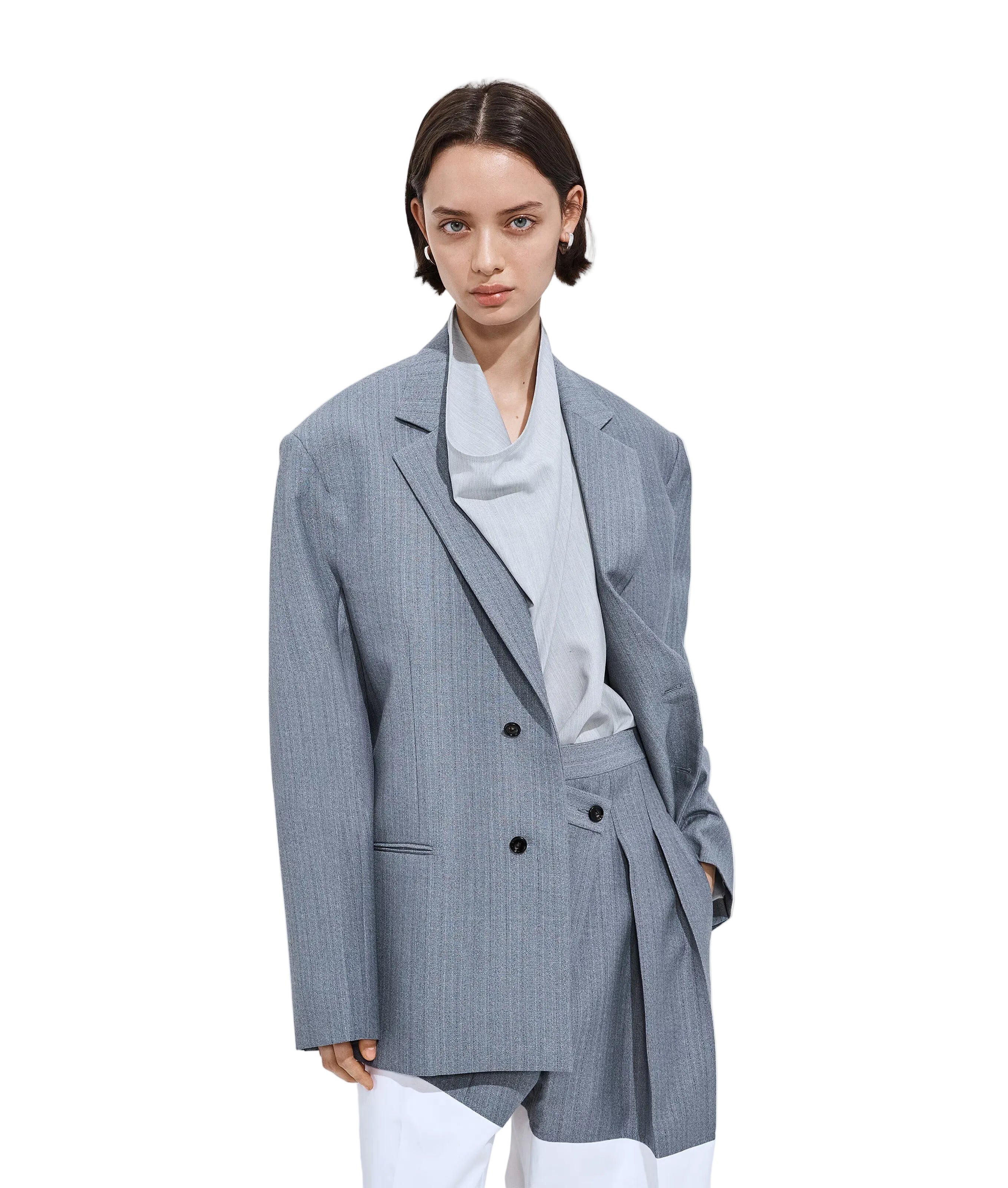 Wool and mohair jacket-BOTTEGA VENETA-Verso