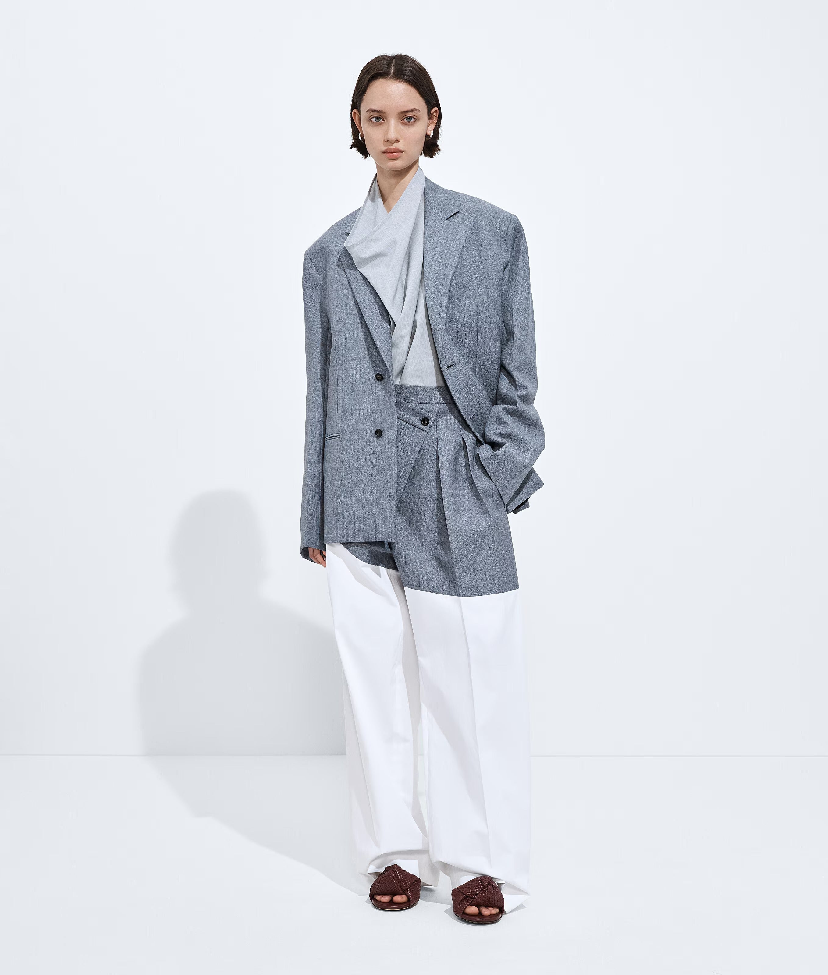 Wool and mohair jacket-BOTTEGA VENETA-Verso