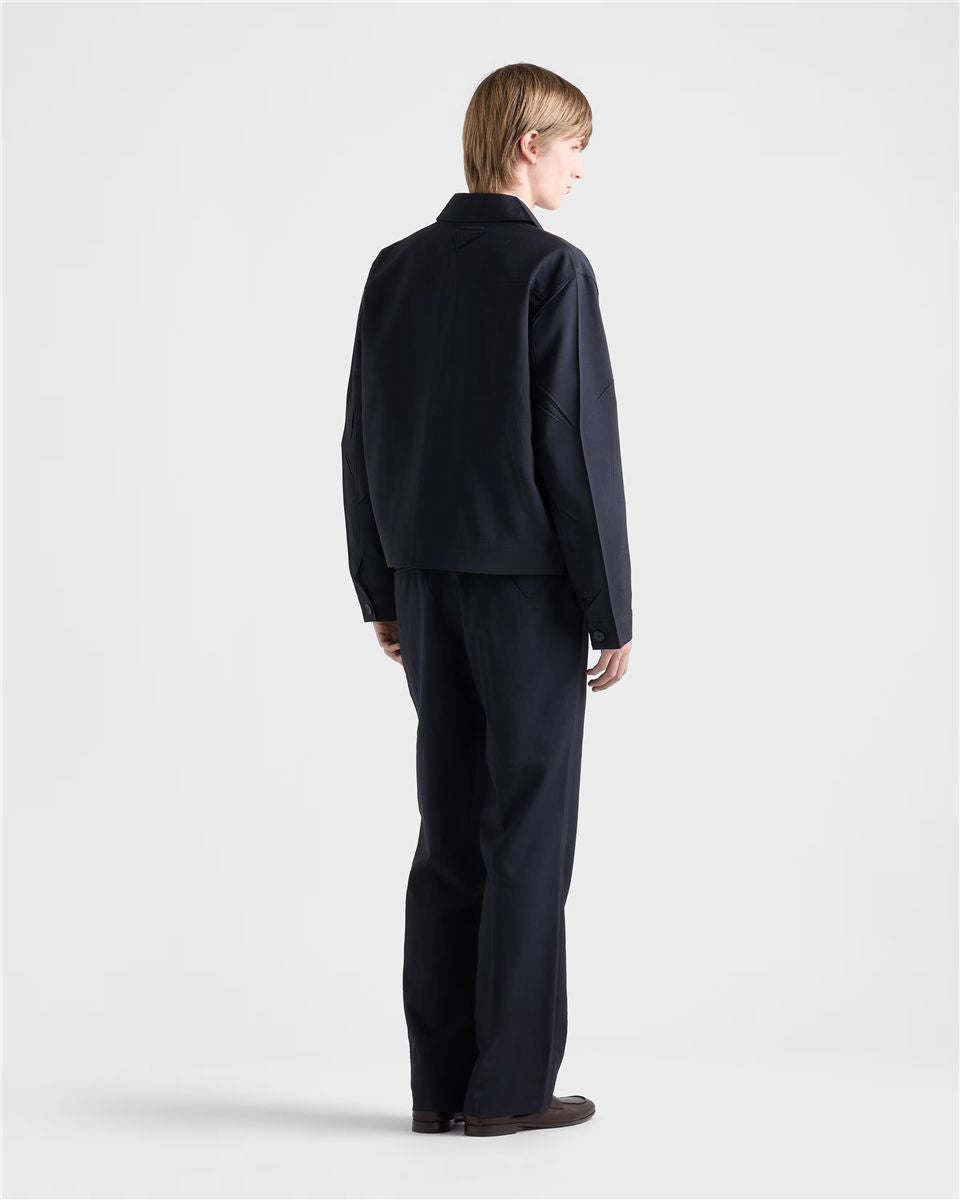 Wool and mohair pants-PRADA-Verso